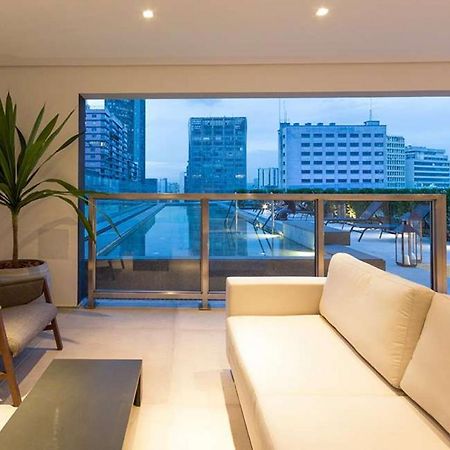 Apartmán Loft Com Piscina, Academia, 100 Metros Do Metro São Paulo Exteriér fotografie