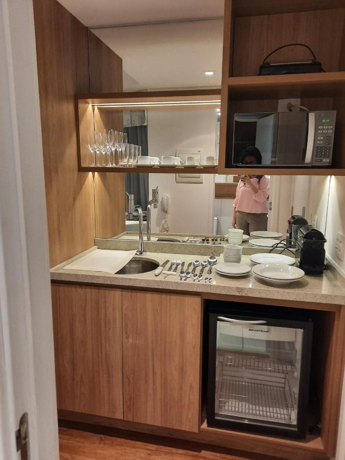 Apartmán Loft Com Piscina, Academia, 100 Metros Do Metro São Paulo Exteriér fotografie