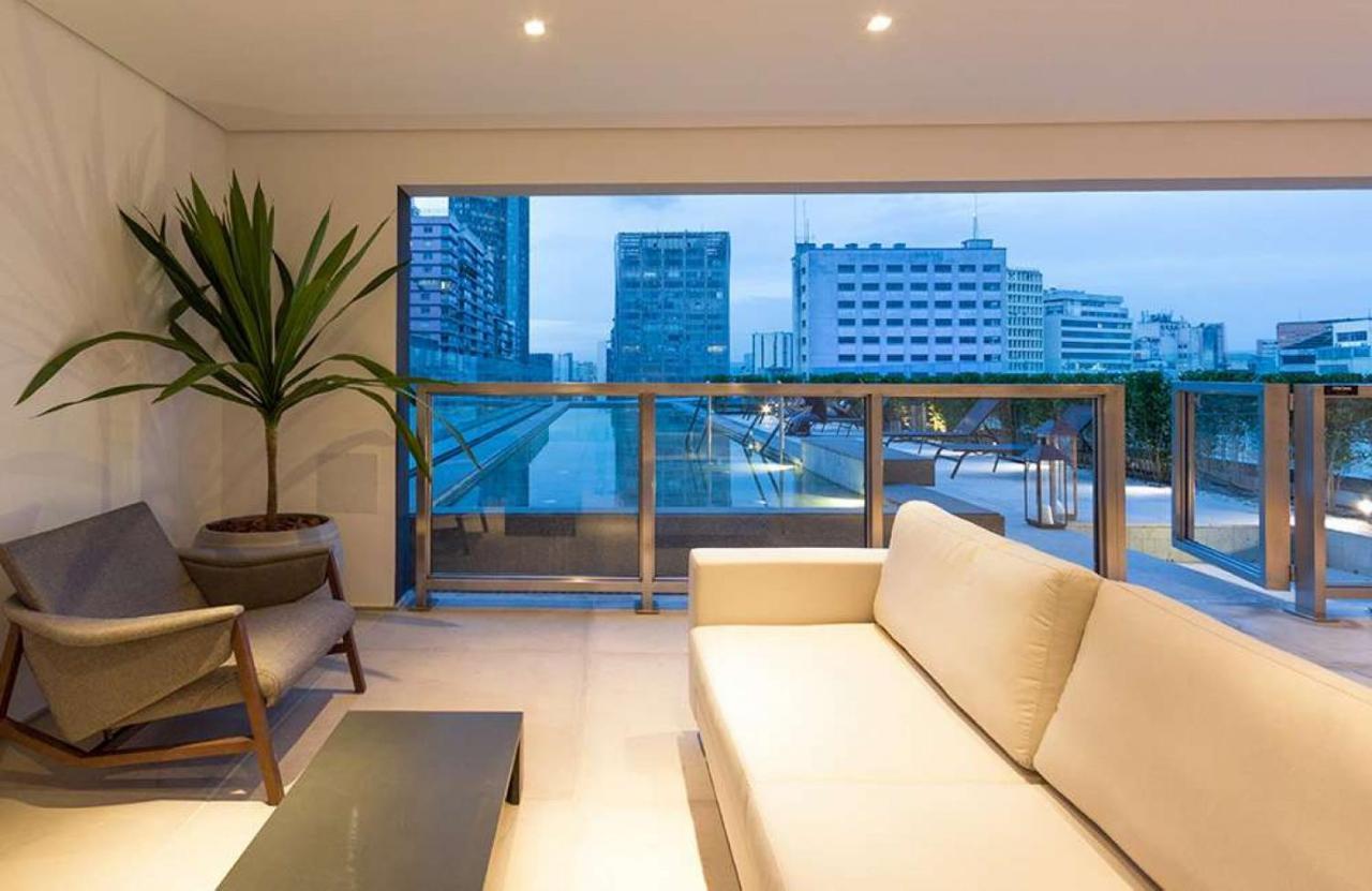 Apartmán Loft Com Piscina, Academia, 100 Metros Do Metro São Paulo Exteriér fotografie